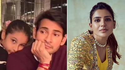Mahesh Babu's daughter Sitara on Samantha Ruth Prabhu. Mahesh Babu's daughter Sitara on Samantha Ruth Prabhu.