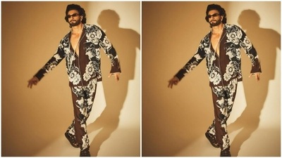 “ISmart buwoy,” Ranveer captioned his pictures. (Instagram/@ranveersingh)