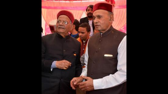 In the 2003 assembly elections, Sukh Ram’s Himachal Vikas Congress managed to get only one seat, which he won in Mandi. (HT File)