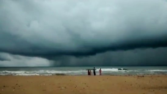 The cyclone is very likely to move nearly northwestwards for the next few hours and reach Westcentral Bay of Bengal close to Andhra Pradesh coast.(ANI)
