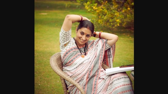 Smriti Irani's post about a pet getting pampered may leave you smiling. (Instagram/@smritiiraniofficial)