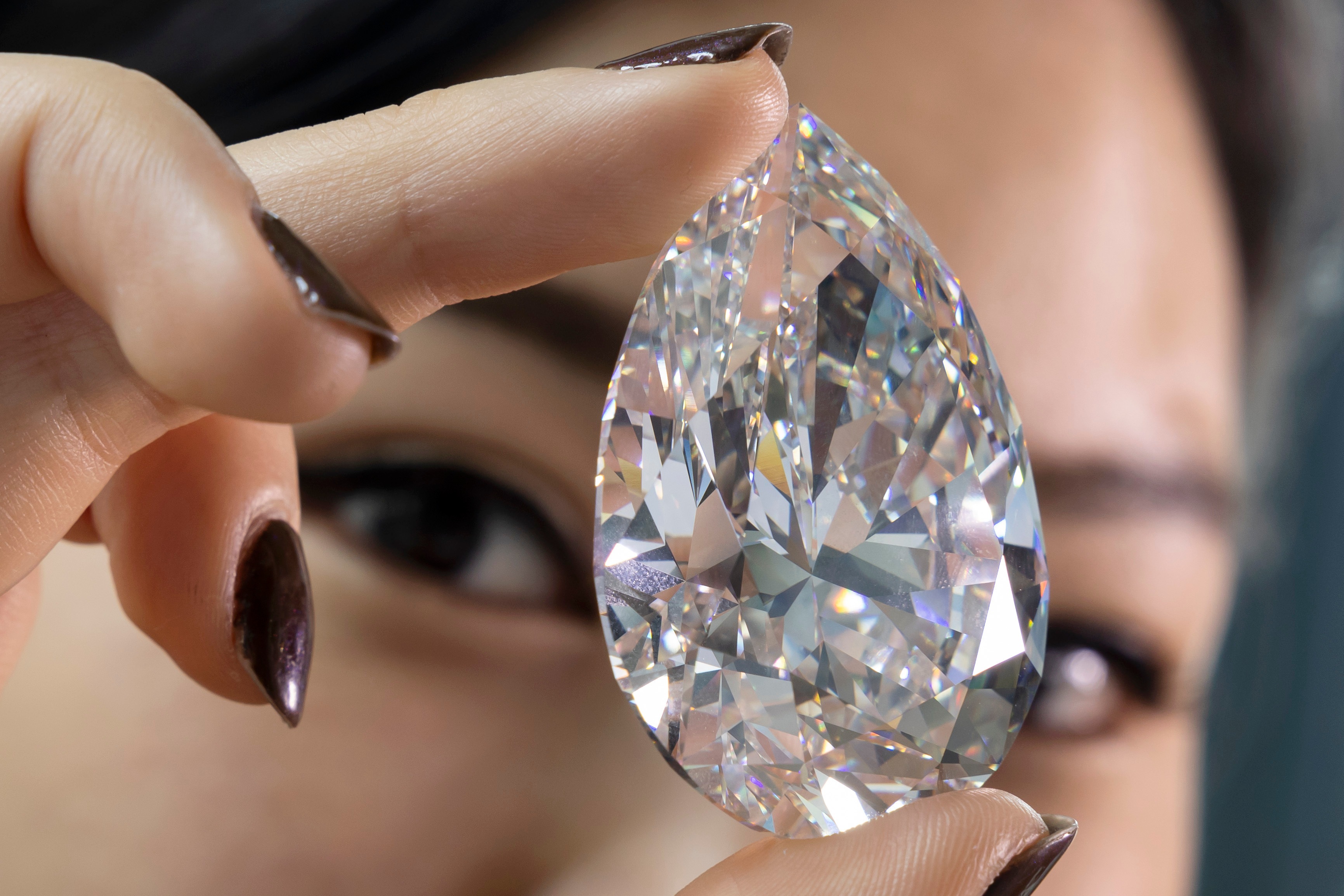 An unspecified private buyer acquired The Rock, for which the pre-auction estimate was between 19 million and 30 million francs. (AP)