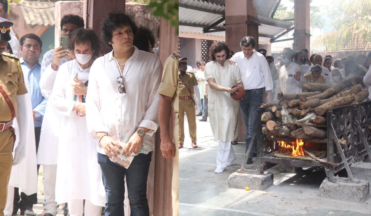 Zakir Hussain at the funeral. (Varinder Chawla) Zakir Hussain at the funeral. (Varinder Chawla)
