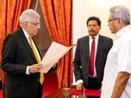 United National Party leader Ranil Wickremesinghe sworn in as the Prime Minister of Sri Lanka in Colombo on Thursday. United National Party leader Ranil Wickremesinghe sworn in as the Prime Minister of Sri Lanka in Colombo on Thursday. 