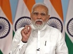 Prime Minister Narendra Modi speaks at the 2nd Global Covid Summit, in New Delhi. Prime Minister Narendra Modi speaks at the 2nd Global Covid Summit, in New Delhi.