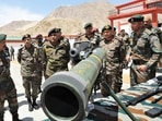 Army chief General Manoj Pande reviews security situation in Ladakh. Army chief General Manoj Pande reviews security situation in Ladakh. 