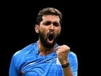 File image of Indian shuttler HS Prannoy.(Getty Images) File image of Indian shuttler HS Prannoy.(Getty Images)