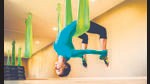 The difference between aerial yoga and other forms of yoga is how you do the poses.