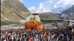The number of pilgrims reaching the Char Dham has crossed 3 lakhs. (HT Photo) The number of pilgrims reaching the Char Dham has crossed 3 lakhs. (HT Photo)