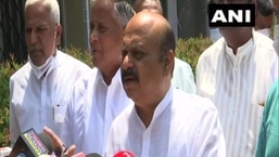 Karnataka CM Bommai said Defense Minister responded positively to transfer of 700 acres of land in Belagavi.  (ANI Image)