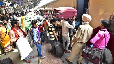 After a recent explosion at the Punjab Police’s intelligence wing in Mohali sent shock waves across the state, the Government Railway Police (GRP) took stock of security arrangements at the railway station and asked authorities check overcrowding at platforms. (Gurpreet Singh/HT) After a recent explosion at the Punjab Police’s intelligence wing in Mohali sent shock waves across the state, the Government Railway Police (GRP) took stock of security arrangements at the railway station and asked authorities check overcrowding at platforms. (Gurpreet Singh/HT)