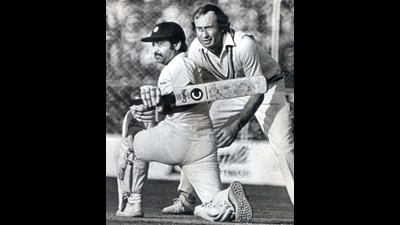 Gundappa Vishwanath in a test match against England in New Delhi. (KKC/HT Photo) Gundappa Vishwanath in a test match against England in New Delhi. (KKC/HT Photo)