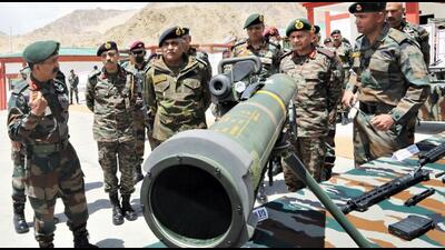 Army chief General Manoj Pande, during his 3-day tour, will visit forward areas in eastern Ladakh and interact with troops deployed along LAC, in the most difficult and inhospitable terrain in the world, the army said. (ANI) Army chief General Manoj Pande, during his 3-day tour, will visit forward areas in eastern Ladakh and interact with troops deployed along LAC, in the most difficult and inhospitable terrain in the world, the army said. (ANI)
