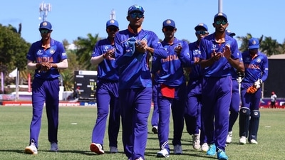 India U19 players during this year's World Cup. (Twitter/BCCI)