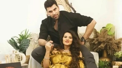'Kratika Sengar Dheer and Nikitin Dheer in a maternity photoshoot done in November.