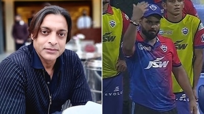 Shoaib Akhtar did not agree with Rishabh Pant's reaction. (Instagram/Twitter) Shoaib Akhtar did not agree with Rishabh Pant's reaction. (Instagram/Twitter)