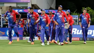 Delhi Capitals players in action. (IPL) Delhi Capitals players in action. (IPL)