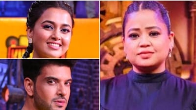 Karan Kundrra and Tejasswi Prakash will be seen on Bharti Singh's The Khatra Khatra Show. Karan Kundrra and Tejasswi Prakash will be seen on Bharti Singh's The Khatra Khatra Show.