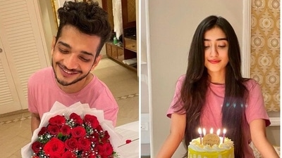 Munawar Faruqui and his girlfriend celebrate her birthday. Munawar Faruqui and his girlfriend celebrate her birthday.