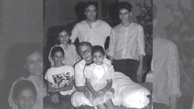 Saif Ali Khan with family. Saif Ali Khan with family. 