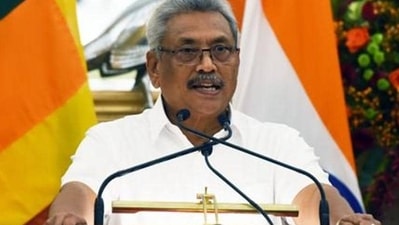 Sri Lankan President Gotabaya Rajapaksa said country’s economy was severely hit due to Coronavirus scare. (HT PHOTO/File) Sri Lankan President Gotabaya Rajapaksa said country’s economy was severely hit due to Coronavirus scare. (HT PHOTO/File)