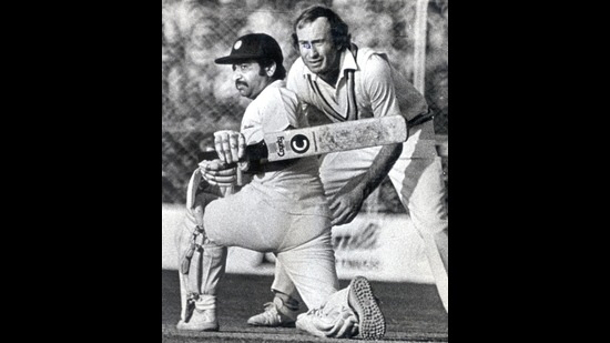 Gundappa Vishwanath in a test match against England in New Delhi. (KKC/HT Photo)