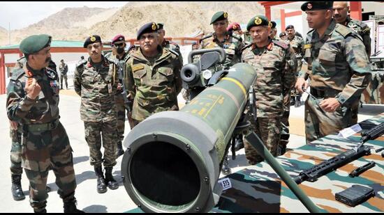 Army chief General Manoj Pande, during his 3-day tour, will visit forward areas in eastern Ladakh and interact with troops deployed along LAC, in the most difficult and inhospitable terrain in the world, the army said. (ANI)