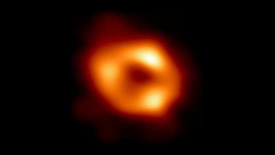 This is the first image of Sagittarius A* (or Sgr A* for short), the supermassive black hole at the center of our galaxy..( REUTERS)