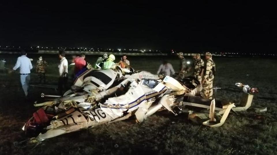 Chhattisgarh chief minister Bhupesh Baghel condoled the death of the two pilots who died in the tragic crash at the state capital’s airport on Thursday evening