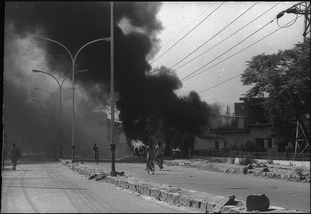 Delhi in November 1984. (HT Photo) Delhi in November 1984. (HT Photo)