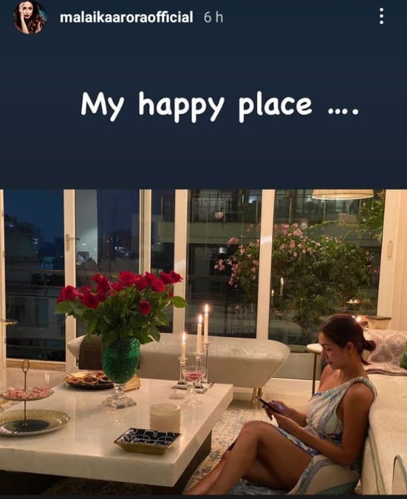 Malaika Arora has shared a picture of her house on Instagram.&nbsp;