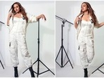 Sonakshi Sinha is all set to make her digital debut with Amazon Prime's web series Dahaad. For a recent event for the announcement of her series, Sonakshi decided to keep it comfy yet stylish in an all-white street-style look.(Instagram/@eficientemanagement)