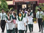 CBSE Class 12 English term 2 exam 2022: Students coming out after appearing in CBSE Class 12 English exam at from Kendriya Vidyalaya School in Danapur, Patna on Friday. (HT Photo/Santosh Kumar)(HT Photo/Santosh Kumar/Patna) CBSE Class 12 English term 2 exam 2022: Students coming out after appearing in CBSE Class 12 English exam at from Kendriya Vidyalaya School in Danapur, Patna on Friday. (HT Photo/Santosh Kumar)(HT Photo/Santosh Kumar/Patna)