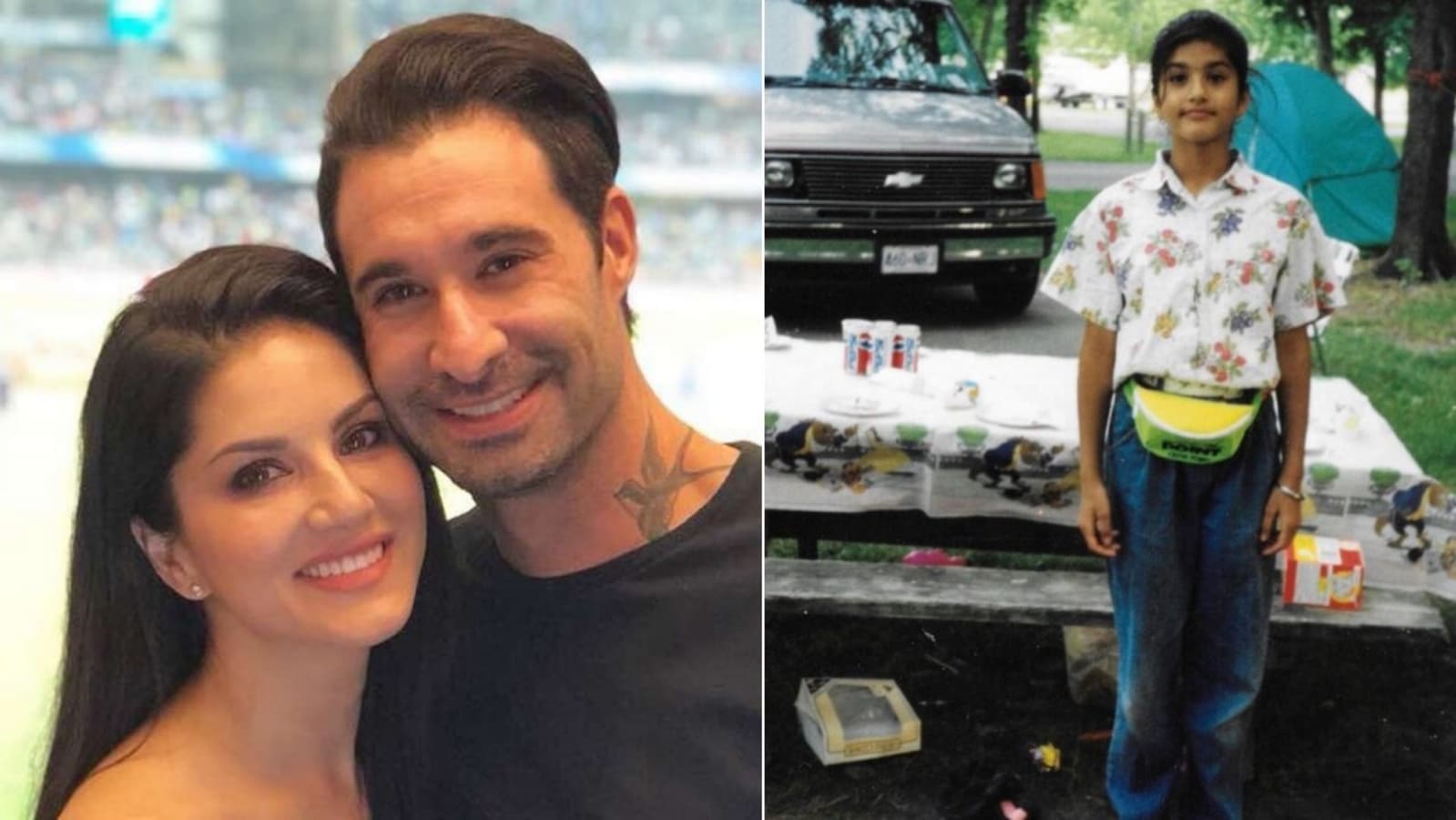 Daniel Weber wishes wife Sunny Leone on 41st birthday, shares her childhood pic Bollywood image