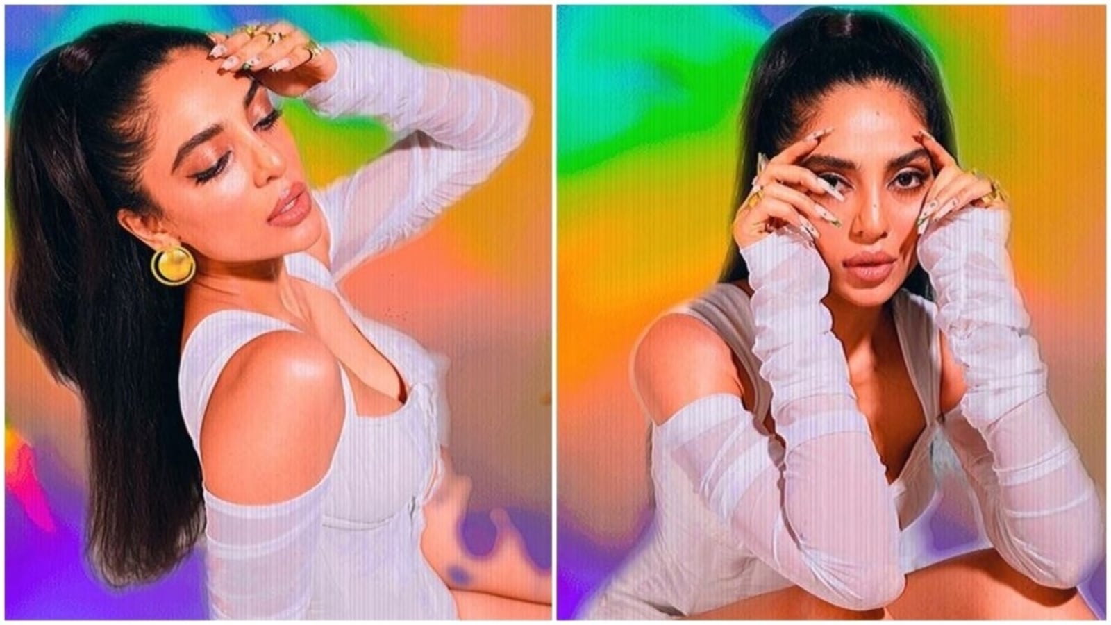 Sobhita Dhulipala is disco queen in white bustier mini dress and bold makeup for funky photoshoot: See pics