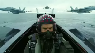 Tom Cruise in a still from Top Gun: Maverick. Tom Cruise in a still from Top Gun: Maverick.