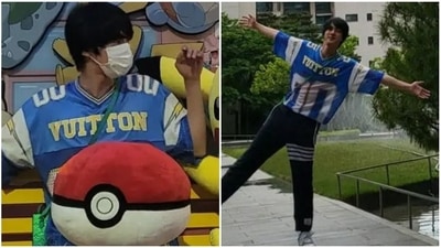 BTS' Jin shared posts on Instagram.