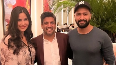 Katrina Kaif and Vicky Kaushal at Sona. Katrina Kaif and Vicky Kaushal at Sona. 