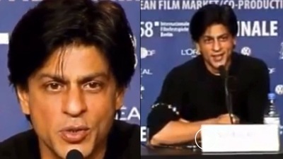 Shah Rukh Khan's old video from his interaction with international media has appeared online. Shah Rukh Khan's old video from his interaction with international media has appeared online.