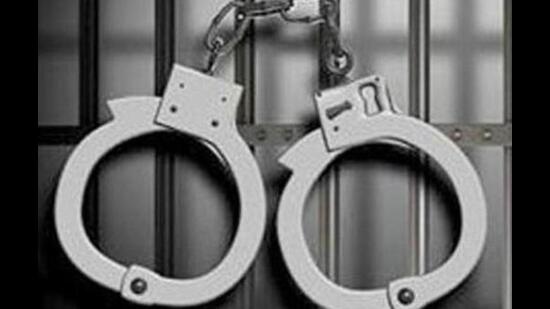 The accused was produced before a Chandigarh court on Friday and sent to one-day police custody. (HT Photo)