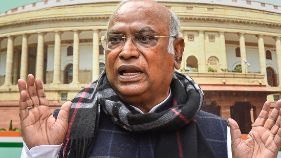A panel led by Mallikarjun Kharge held discussions on ‘one party, one post’. &nbsp;(File photo)&nbsp;(PTI)