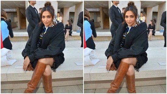 Deepika Padukone attends the Louis Vuitton Fall/Winter 2023-2024  ready-to-wear collection presented Monday, March 6, 2023 in Paris. (Vianney  Le Caer/Invision/AP Stock Photo - Alamy