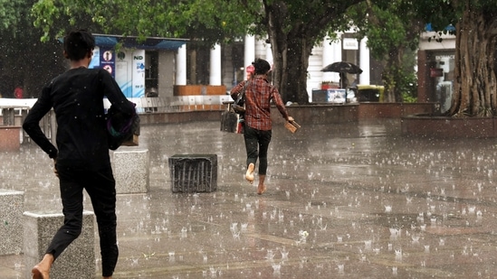 The IMD has predicted heavy rainfall along with thunderstorm, lightning and gusty winds over most parts of east, northeast and south India between May 14 and 18.(ANI photo)