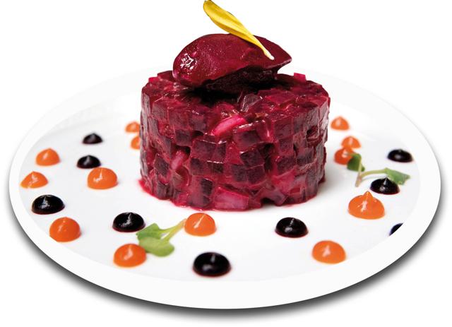 Chef Adriano’s beetroot tartare Chef Adriano’s beetroot tartare