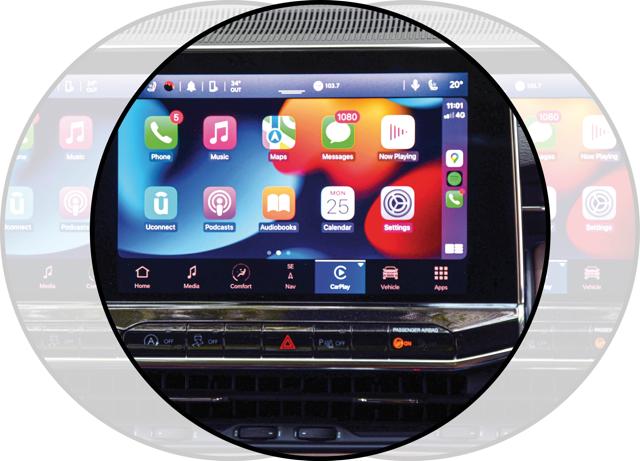 The infotainment system is carried over from the Compass The infotainment system is carried over from the Compass