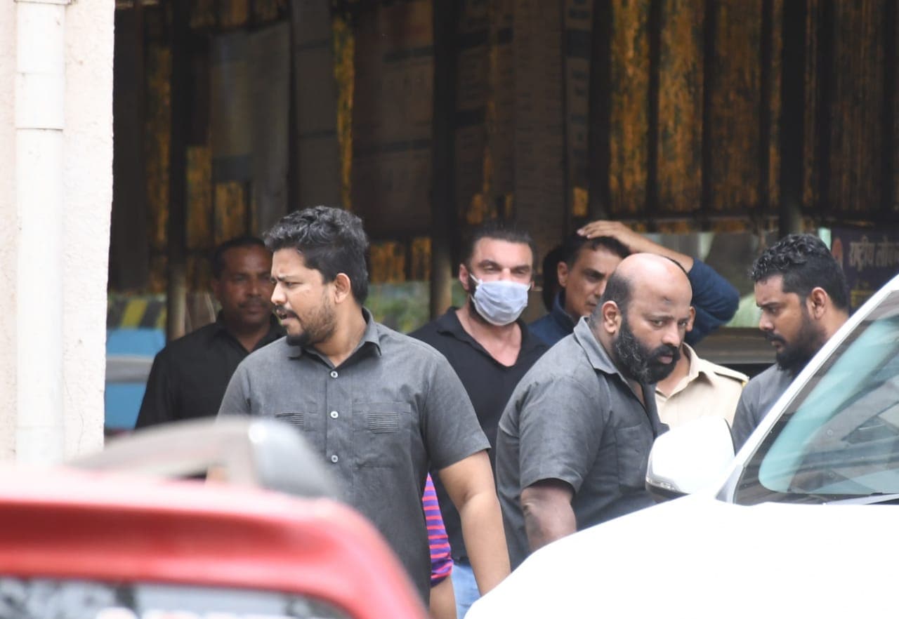 Sohail Khan at the family court premises on Friday.