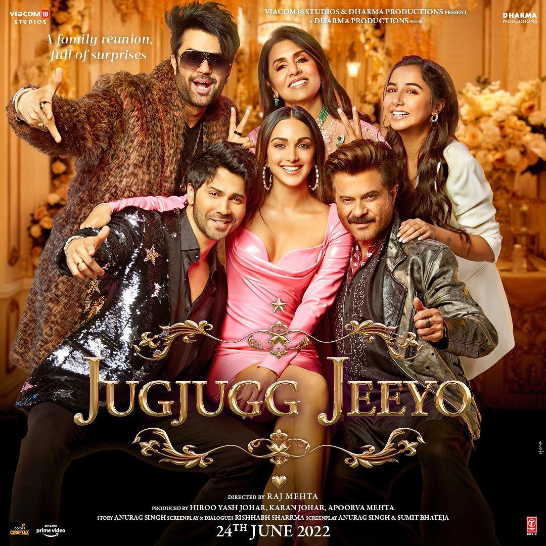The third Jugjugg Jeeyo poster. The third Jugjugg Jeeyo poster.