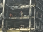 The Mundka fire is one of the worst fire incidents that Delhi has seen since the 2019 Anaj Mandi tragedy that claimed 43 lives.(Raj K Raj/Hindustan Times) The Mundka fire is one of the worst fire incidents that Delhi has seen since the 2019 Anaj Mandi tragedy that claimed 43 lives.(Raj K Raj/Hindustan Times)