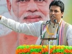 BJP leader Biplab Kumar Deb resigned as the chief minister of Tripura on Saturday, May 14, 2022.(PTI) BJP leader Biplab Kumar Deb resigned as the chief minister of Tripura on Saturday, May 14, 2022.(PTI)