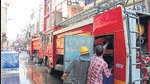 According to the fire department officials, at least seven fire tenders were pressed into service to control the blaze, and the firefighting and rescue operations continued for four hours. (REPRESENTATIVE PHOTO/HT PHOTO) According to the fire department officials, at least seven fire tenders were pressed into service to control the blaze, and the firefighting and rescue operations continued for four hours. (REPRESENTATIVE PHOTO/HT PHOTO)
